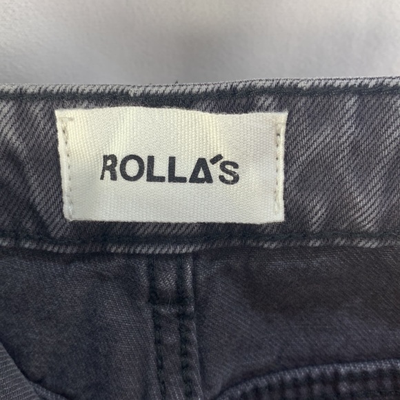 Rolla’s Classic Straight Fit Black Wash Jeans Size 30 - Picture 9 of 12